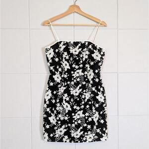 Vintage 90s y2k All That Jazz floral Hawaiian mini dress